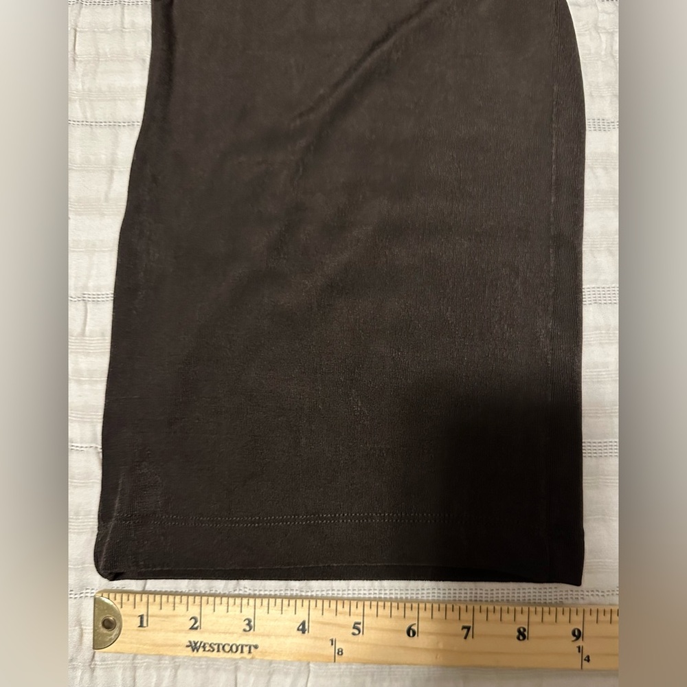 Chicos Travelers Slinky Wide Leg Pants Size 3P US XLP Pull On High Rise Brown - Picture 9 of 10